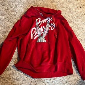 Bugs Bunny Kids Red Hoodie
